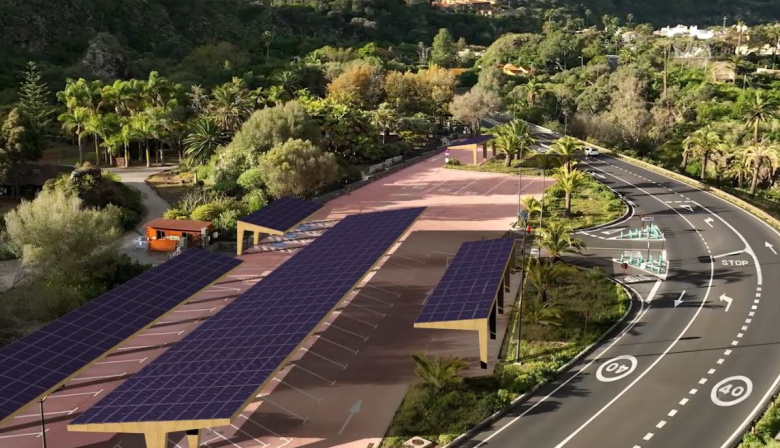 El Cabildo de Gran Canaria licita una planta fotovoltaica y dos baterías en el Jardín Canario