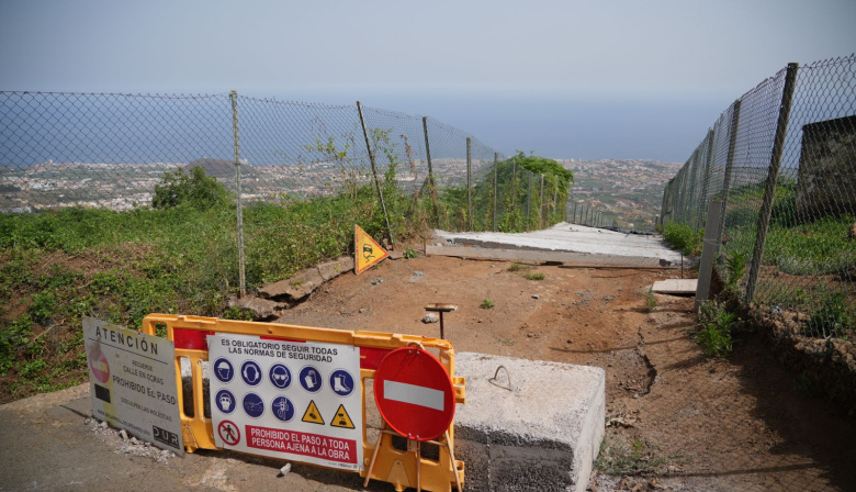 La rehabilitación del Camino La Suerte de La Orotava supone una inversión de más de 367.000 euros
