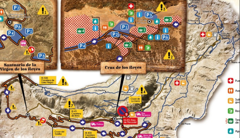 El Cabildo de El Hierro informa sobre la organización del tráfico para la LXXI Bajada de La Virgen de Los Reyes para