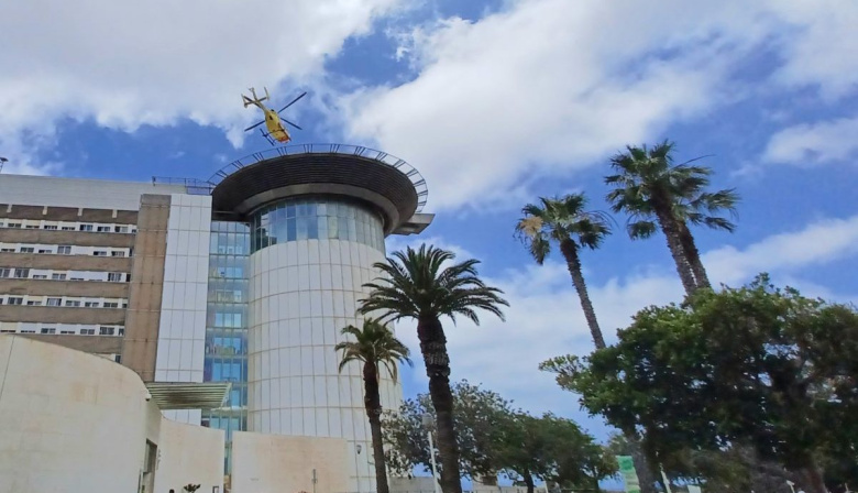 La helisuperficie del HUC acogió 211 aterrizajes de los helicópteros del SUC durante 2024