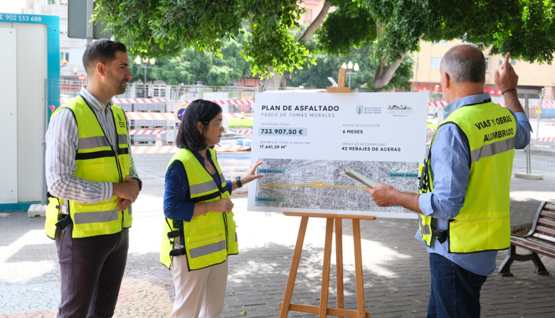 El Ayuntamiento de Las Palmas de Gran Canaria inicia los trabajos para la mejora integral del Paseo de Tomás Morales