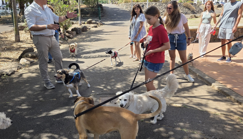 La Laguna amplía sus espacios para animales con la apertura de un nuevo parque canino en la urbanización César Manrique