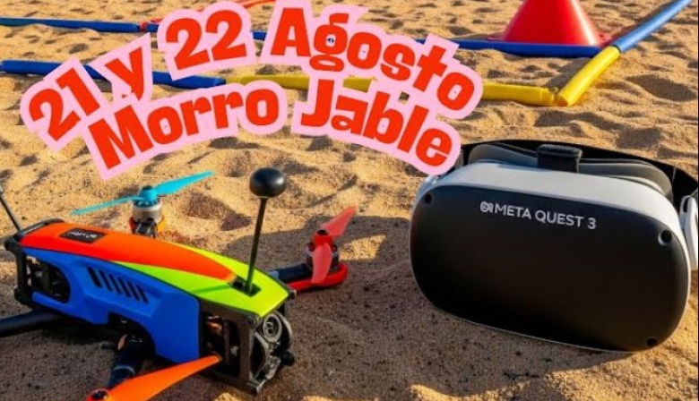 El Cabildo de Fuerteventura lleva la tecnología más vanguardista a la XXXI Semana Cultural de Playa de la Cebada con un circuito de drones FPV y realidad virtual