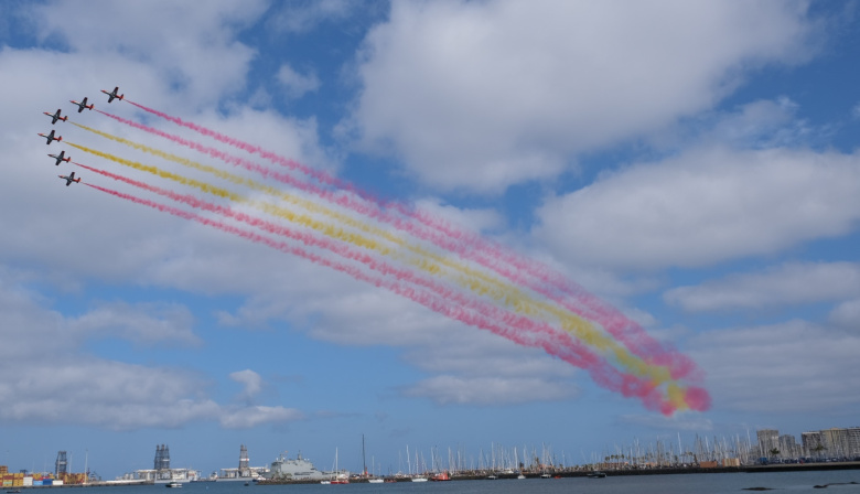 Las Fuerzas Armadas exhiben en Las Palmas de Gran Canaria sus recursos y capacidades bajo la mirada del Rey