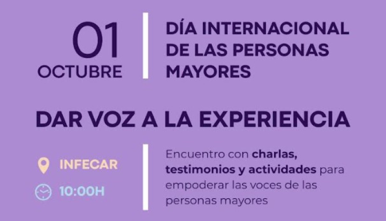 El Ayuntamiento de Las Palmas de Gran Canaria organiza en Infecar un encuentro con charlas y actuaciones musicales para celebrar el Día Internacional de las Personas Mayores