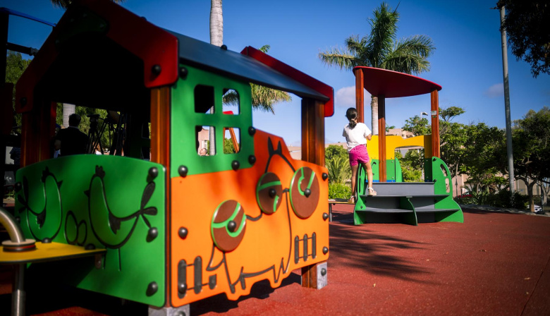 El Parque de Los Andenes de La Laguna se transforma en un espacio más verde, accesible y familiar tras su rehabilitación integral
