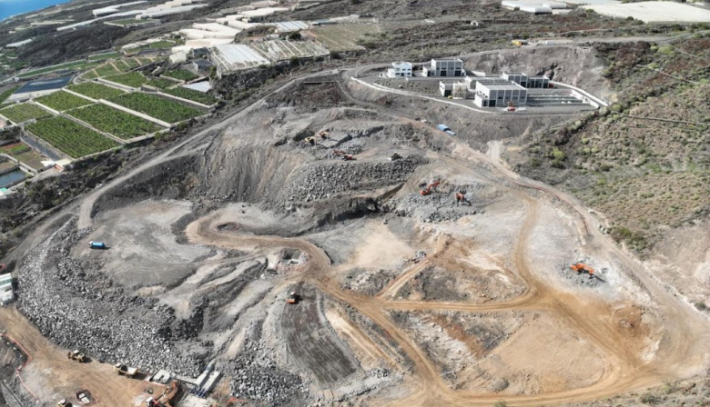 Las obras de la balsa de Las Charquetas, en Guía de Isora, alcanzan el 55% de ejecución
