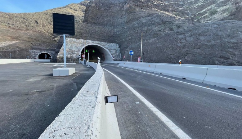 Obras Públicas informa del cierre provisional del túnel de Faneque el martes 30 por trabajos de mejora en la carretera El Risco-Agaete