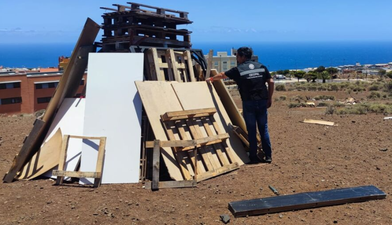 Santa Cruz despliega un amplio dispositivo de seguridad con motivo de las hogueras de San Juan
