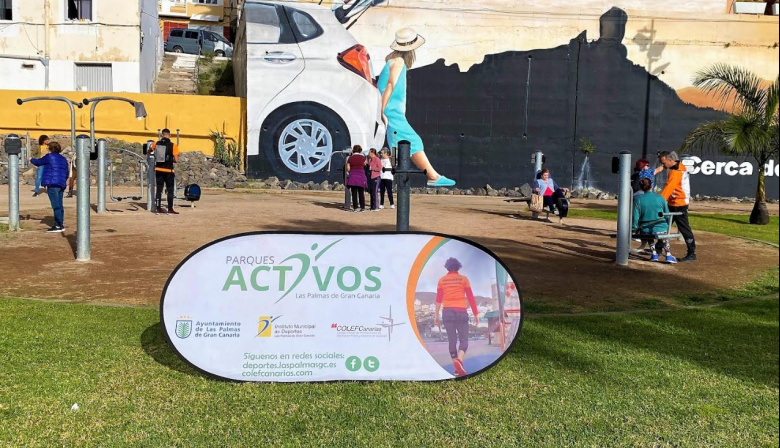El Ayuntamiento de Las Palmas de Gran Canaria fomenta la actividad física en la ciudad con el proyecto ‘Parques Activos’