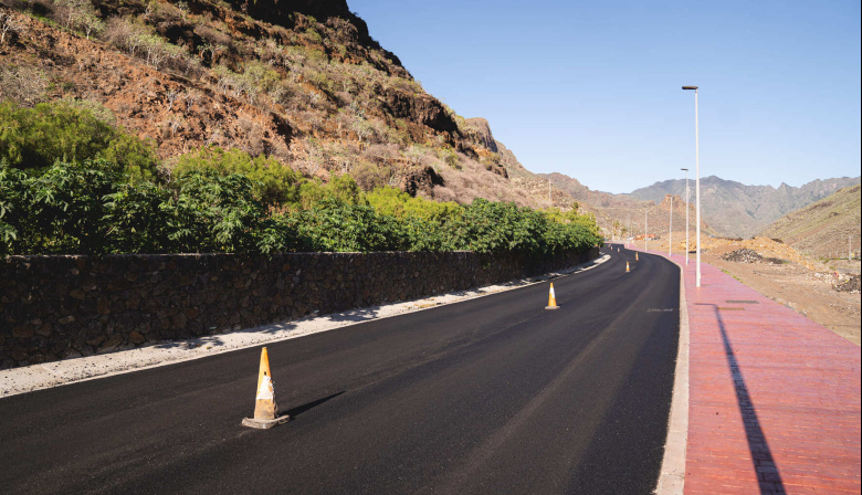 El Cabildo de La Gomera informa de cortes intermitentes de tráfico por trabajos de pavimentación en la carretera CV-1