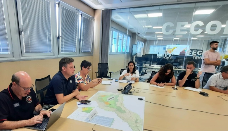 El Cabildo de Tenerife solicitará a los ayuntamientos todos los recursos disponibles cuando haya alerta máxima por incendio forestal