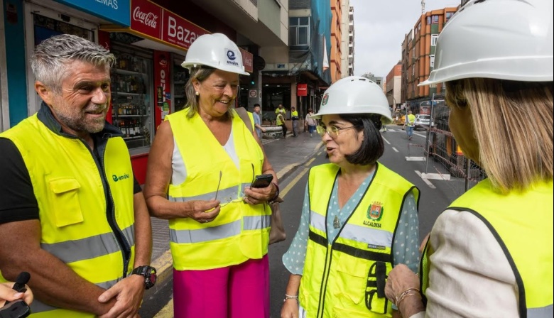 Las obras en la calle Juan Manuel Durán González avanzan con una ejecución de más del 80%