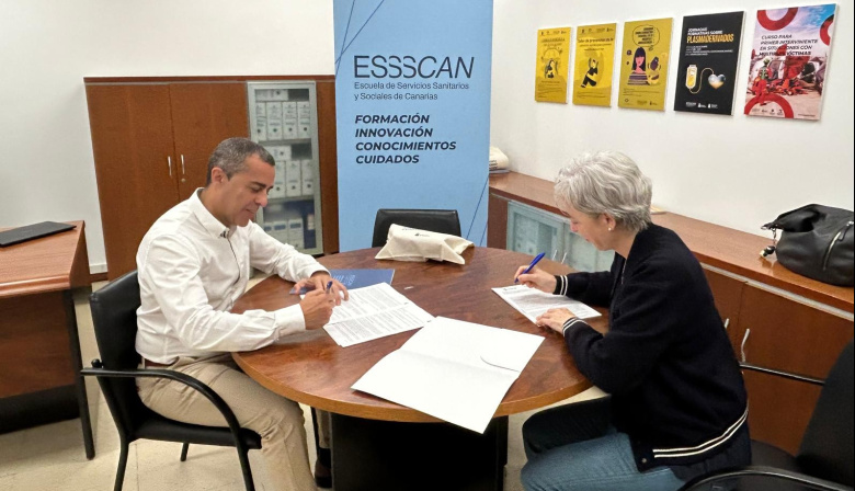 La ESSSCAN y el CEESCAN firman un acuerdo para fortalecer la formación socioeducativa en Canarias