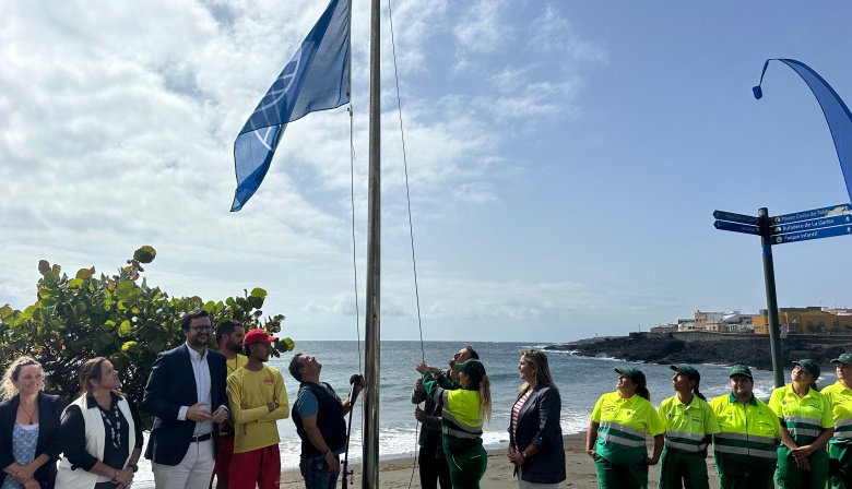 Telde iza la bandera azul en cuatro de sus playas