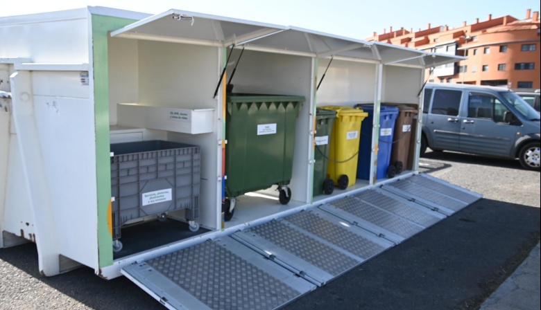 El punto limpio itinerante del Cabildo de Gran Canaria se traslada a Jinámar