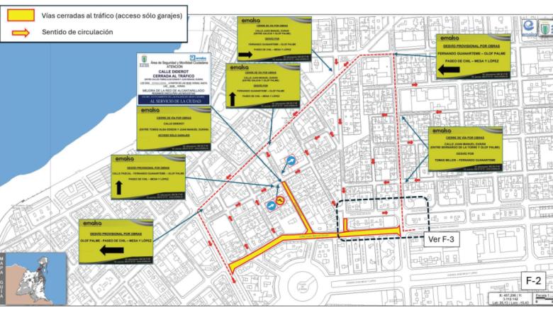 El Ayuntamiento de Las Palmas de Gran Canaria cierra temporalmente al tráfico la calle Juan Manuel Durán