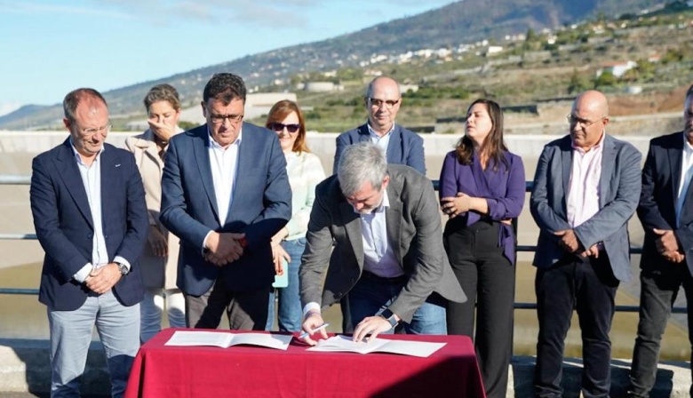 El Gobierno de Canarias finaliza la obra y entrega la gestión de la Balsa de Vicario al Cabildo de La Palma