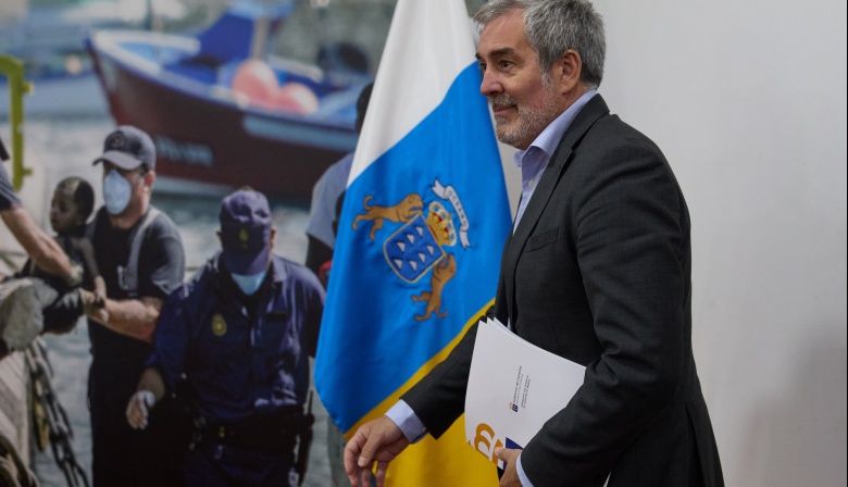 Clavijo celebra que se pueda dar una reunión entre el Gobierno de España y el PP para modificar la Ley de Extranjería