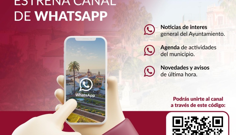 La Orotava crea un nuevo canal informativo a través de WhatsApp