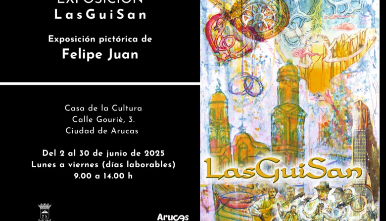 La Casa de la Cultura de Arucas acoge la exposición “LasGuiSan”, del artista Felipe Juan