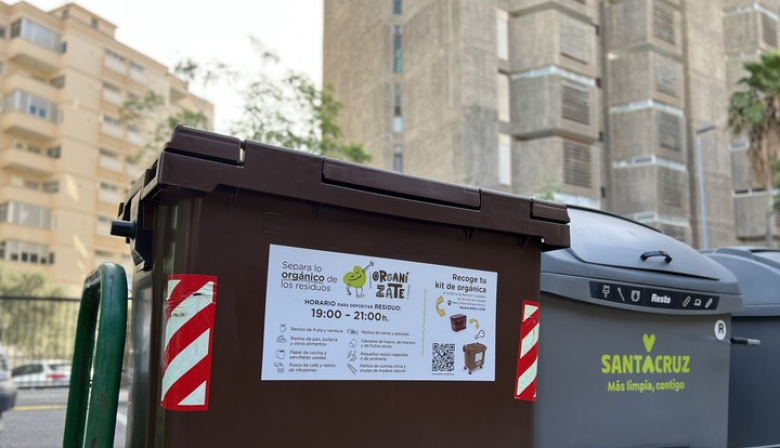 Santa Cruz aumenta un 29% la recogida de residuo orgánico hasta las 169 toneladas en junio