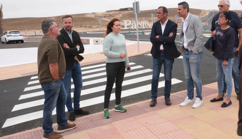 El Cabildo de Fuerteventura finaliza las obras de conexión del semienlace de la autovía con el Parque Holandés
