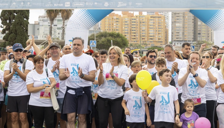 El Doctor Negrín organiza una caminata y carrera solidaria por su 25 aniversario con más de 1.000 inscritos
