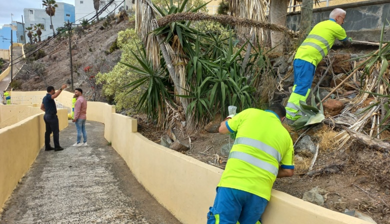 Las Palmas de Gran Canaria retira 14 toneladas de residuos en los dos primeros meses de la II Fase del Plan de Higiene Urbana