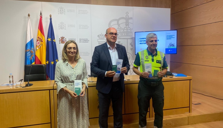 La DGT y la Guardia Civil ponen en marcha en Canarias una campaña de concienciación a motoristas para evitar accidentes de tráfico
