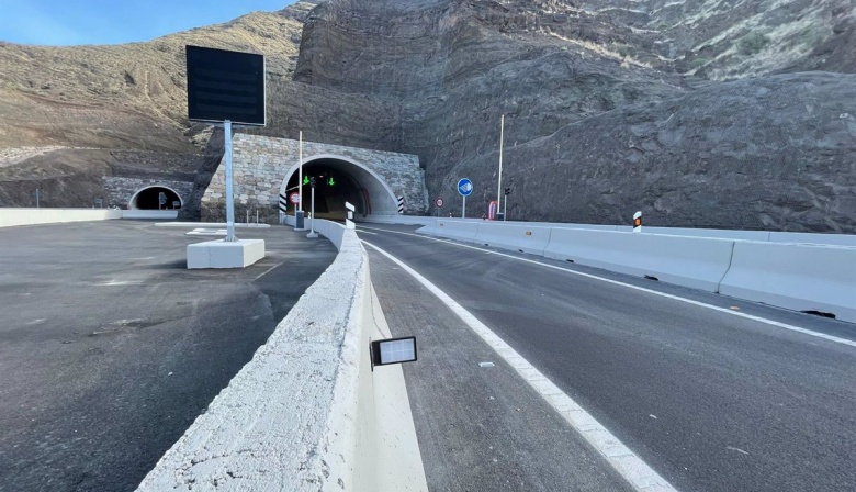 Obras Públicas informa del cierre provisional del túnel de Faneque el martes 30 por trabajos de mejora en la carretera El Risco-Agaete