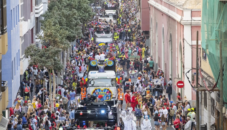 El Ayuntamiento de Las Palmas de Gran Canaria reordena el tráfico este sábado con motivo de la Gran Cabalgata del «Carnaval de los Juegos Olímpicos»
