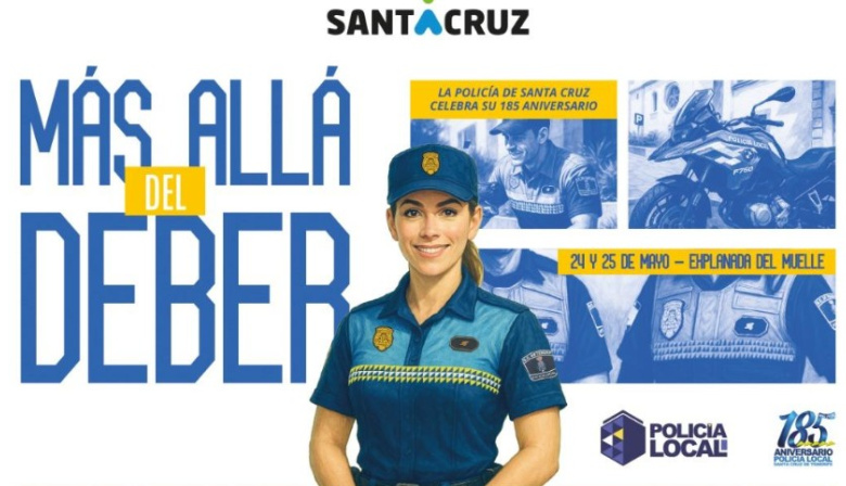 La Policía Local de Santa Cruz celebra con la ciudadanía el 185 aniversario de su creación