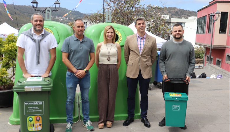 Arucas impulsa el reciclaje de envases de vidrio en los establecimientos hosteleros