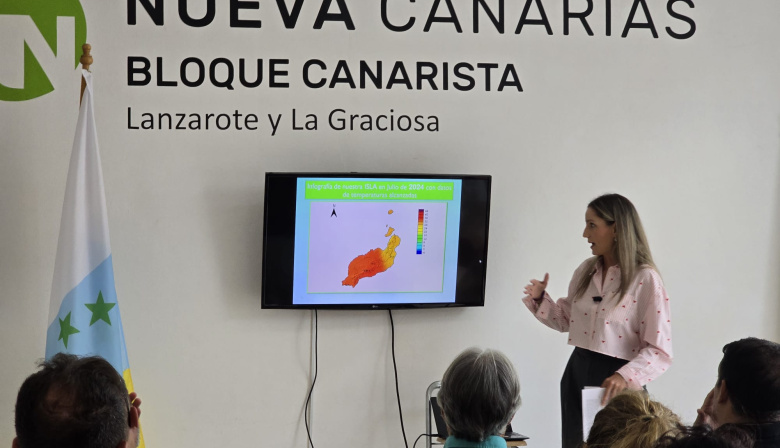 Nueva Canarias presenta su propuesta de refugios climáticos en Arrecife