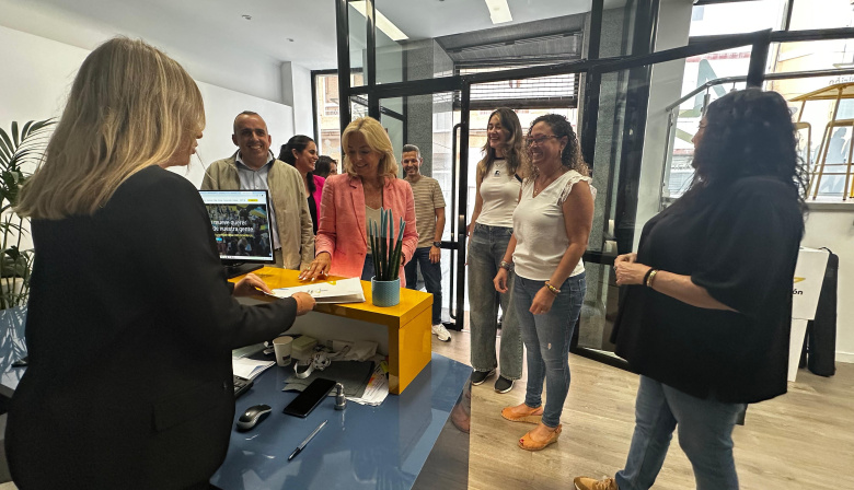 Esther Monzón presenta su candidatura a la Secretaría General de Coalición Canaria Las Palmas de Gran Canaria
