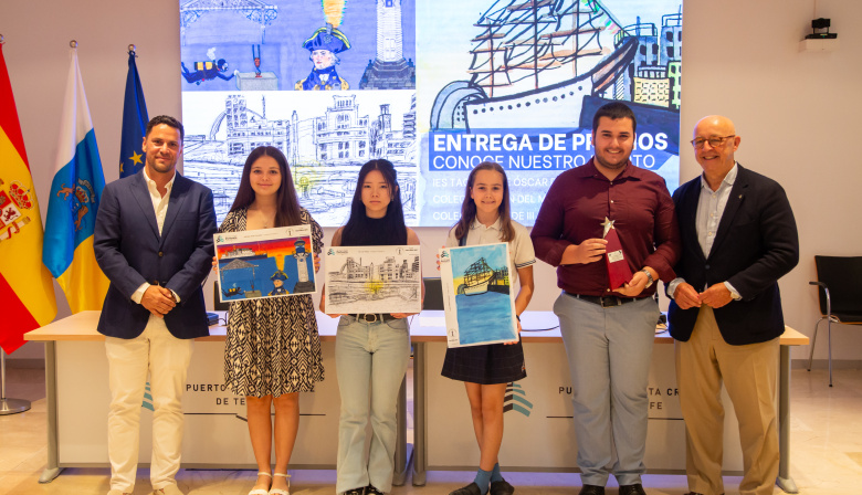 Puertos de Tenerife premia el talento joven en la 36 edición del programa “Conoce nuestro puerto”