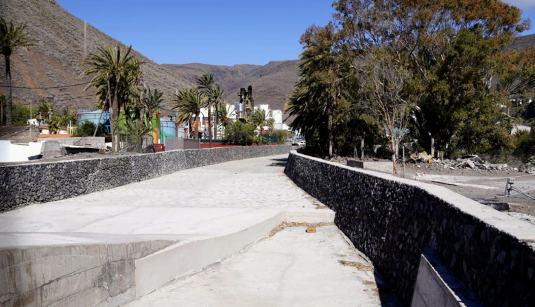 El Cabildo de La Gomera concluye las obras del último tramo del Barranco de La Concepción