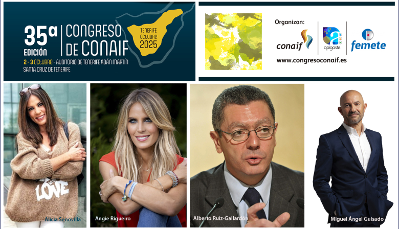 La 35ª edición del Congreso de Conaif reunirá en Tenerife a más de 500 profesionales