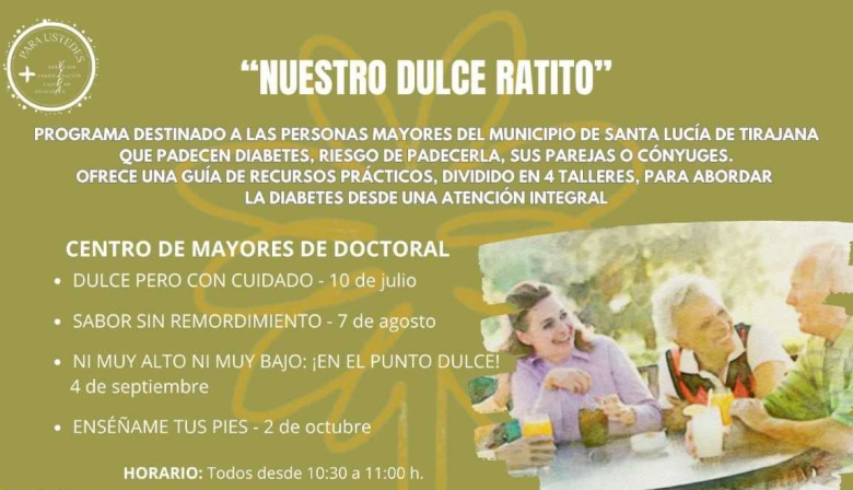 El Centro de Salud de El Doctoral colabora en un ciclo de talleres sobre el cuidado integral de la diabetes
