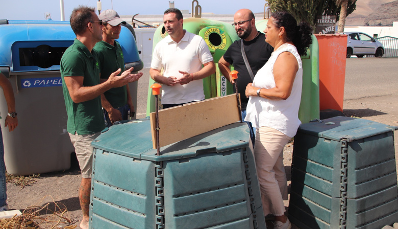 Playa Quemada guía el compostaje comunitario en Lanzarote