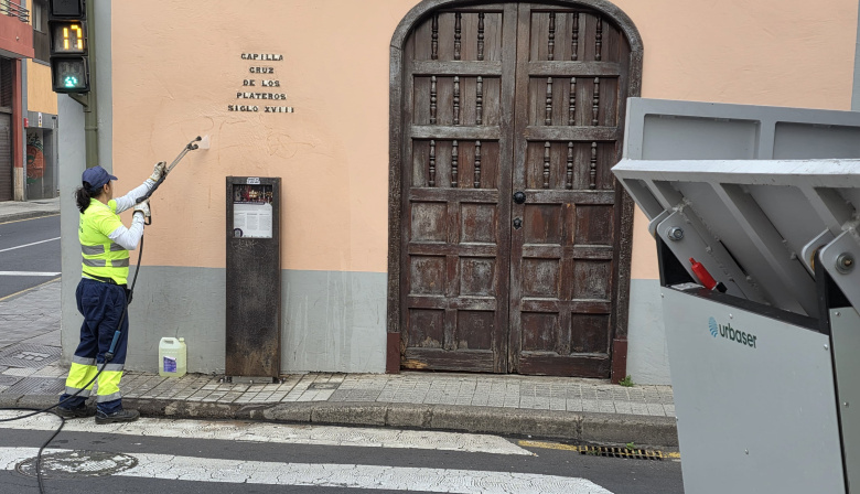 La Laguna refuerza la lucha contra los grafitis vandálicos, que suponen un coste anual de 100.000 euros