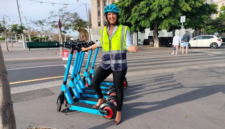 Santa Cruz registra más de 62.500 viajes en patinetes de alquiler en el primer semestre
