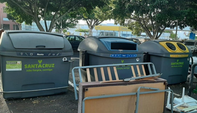 Santa Cruz retira más de 271 toneladas de enseres en julio, un 5,4% más que en 2024