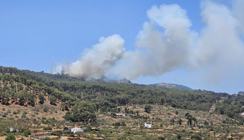 Dos conatos de incendio se declaran de forma simultánea en El Hierro, donde se suman más medios a la extinción