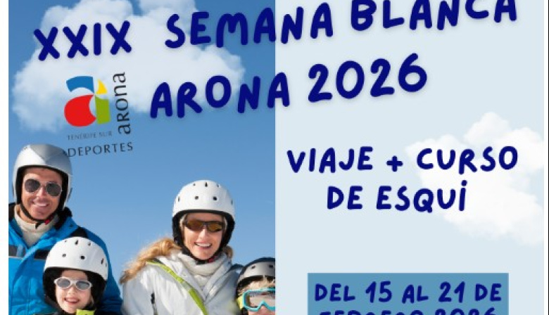 Arona abre inscripciones para la Semana Blanca 2026: aventura y deporte en los Pirineos andorranos