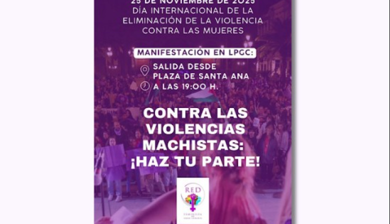 Arucas facilita transporte para asistir a la manifestación con motivo del 25N