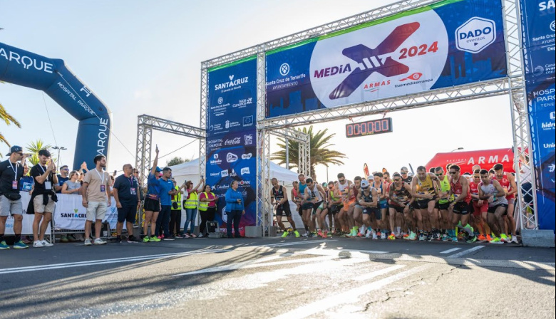 La XI Media Maratón Internacional de Santa Cruz de Tenerife, a escena con 4.000 inscritos