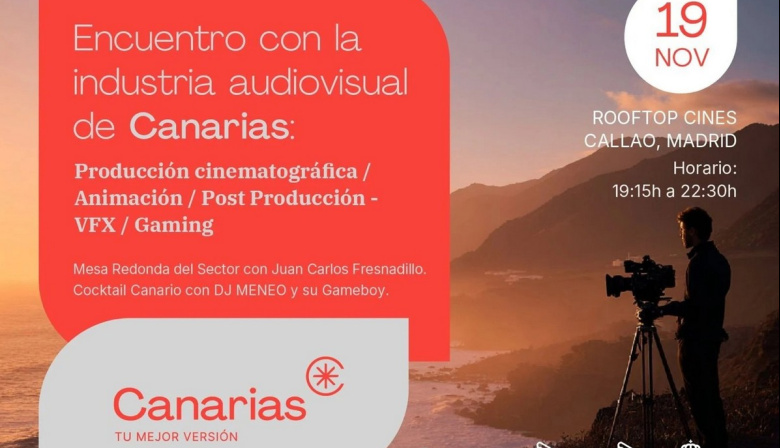 El sector audiovisual y de videojuegos de Canarias mostrarán en Madrid todo su "potencial" con un evento singular