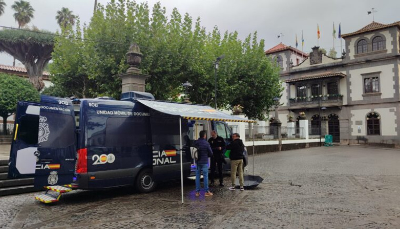 La Unidad móvil del DNI volverá a Teror el próximo 16 de diciembre